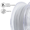 ZIRO Tri-color Matte PLA Filament 1.75mm, Shadow