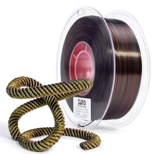 ZIRO Tri-color Silk PLA Filament 1.75mm, Steam Punk