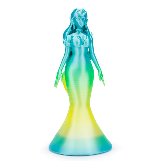 ZIRO Fast Gradient Silk PLA Filament 1.75mm, Lemon Shimmer