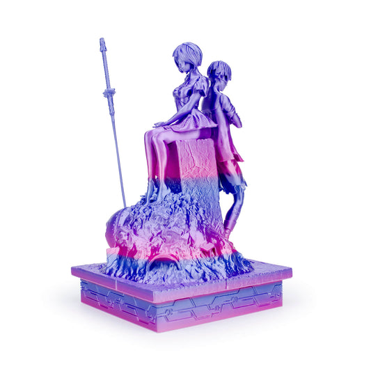 ZIRO Fast Gradient Silk PLA Filament 1.75mm, Personality Series- Romantic