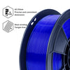ZIRO Translucent PLA Filament 1.75mm, Translucent Blue