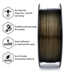 ZIRO Glitter Mystical Series PLA Filament 1.75mm, Midnight Gold