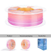 ZIRO Fast Gradient Silk PLA Filament 1.75mm, Personality Series- Sweet