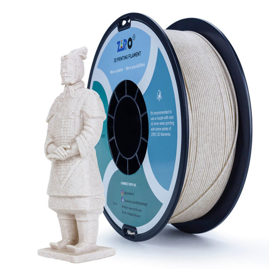 ZIRO Stone PLA Filament 1.75mm, Straw