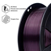 ZIRO Glitter Mystical Series PLA Filament 1.75mm, Midnight Purple