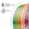 ZIRO Fast Gradient Silk PLA Filament 1.75mm, Rainbow