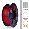 ZIRO Translucent PLA Filament 1.75mm, Translucent Red