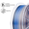 ZIRO Fast Gradient Silk PLA Filament 1.75mm, Personality Series- Steady