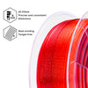 ZIRO Fast Gradient Twinkling Translucent PLA Filament 1.75mm, Flower Series-Rose