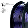 ZIRO Glitter Diamond  PLA Filament 1.75mm, Blue