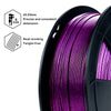 ZIRO Glitter Diamond  PLA Filament 1.75mm, Purple