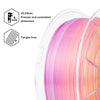 ZIRO Fast Gradient Silk PLA Filament 1.75mm, Personality Series- Sweet
