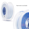 ZIRO Tri-color Matte PLA Filament 1.75mm, Snow Mountain