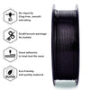 ZIRO Glitter Diamond  PLA Filament 1.75mm, Black