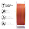 ZIRO Tri-color Matte PLA Filament 1.75mm, Afterglow