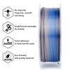 ZIRO Fast Gradient Silk PLA Filament 1.75mm, Personality Series- Steady