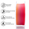 ZIRO Fast Gradient Matte PLA Filament 1.75mm, Peachy Sunrise