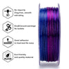ZIRO Fast Gradient Twinkling Translucent PLA Filament 1.75mm, Galaxy