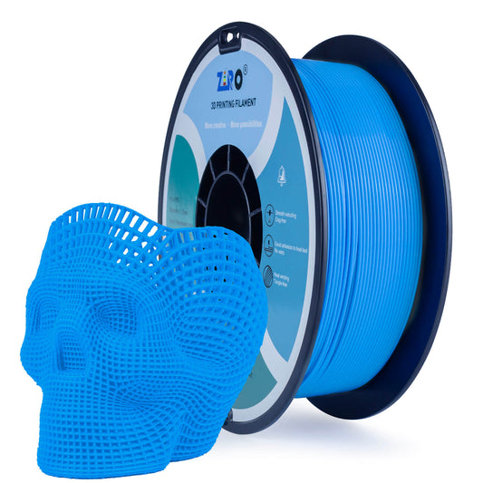 ZIRO Fluorescence PLA Filament 1.75mm, Fluo Blue