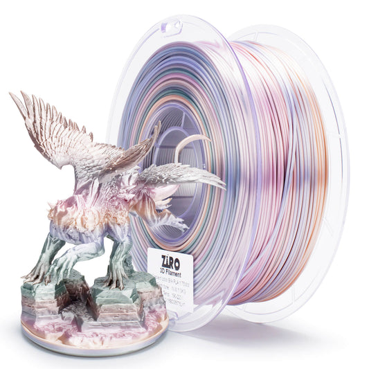 ZIRO Fast Gradient Silk PLA Filament 1.75mm, Earth Tone