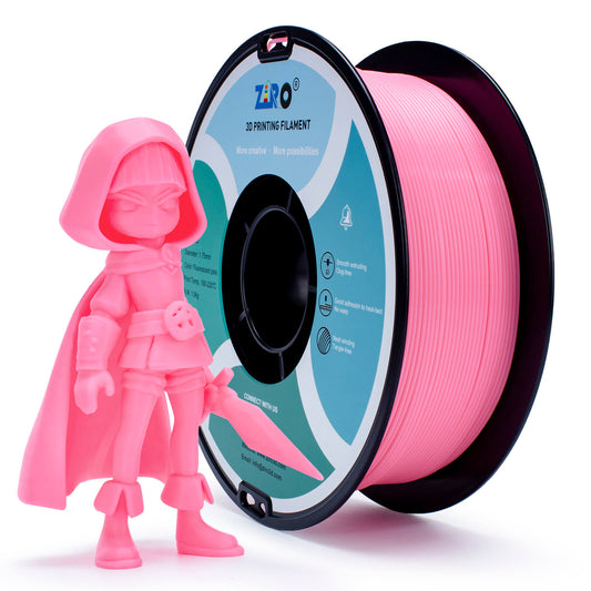 ZIRO Fluorescence PLA Filament 1.75mm, Fluo Pink