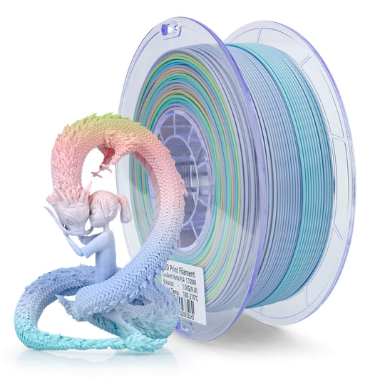 ZIRO Gradient Matte PLA Filament 1.75mm, Macaron