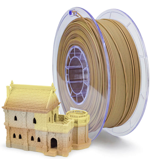 ZIRO Gradient Matte PLA Filament 1.75mm, Wood Grain