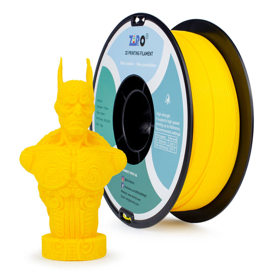 ZIRO High Speed PLA Filament 1.75mm, Yellow