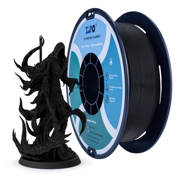 ZIRO Matte PLA Filament 1.75mm, Black
