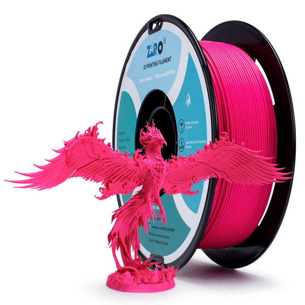 ZIRO Matte PLA Filament 1.75mm, Rose