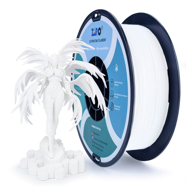ZIRO Matte PLA Filament 1.75mm, White