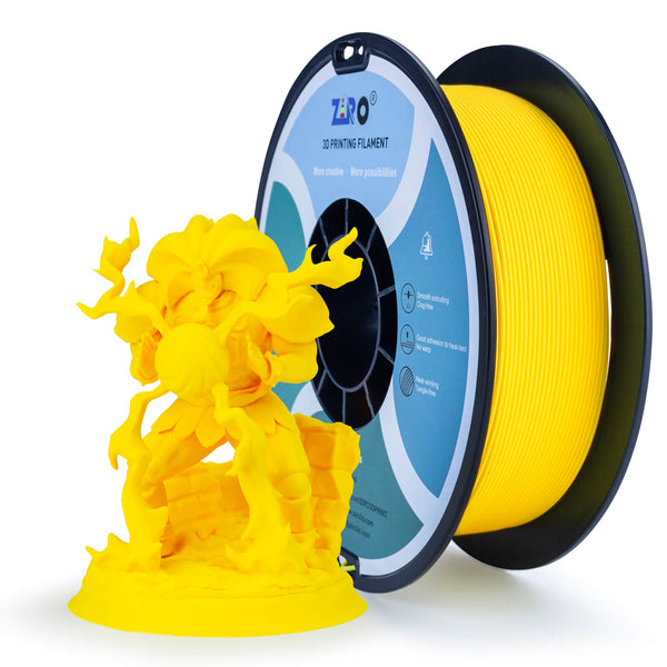 ZIRO Matte PLA Filament 1.75mm, Yellow