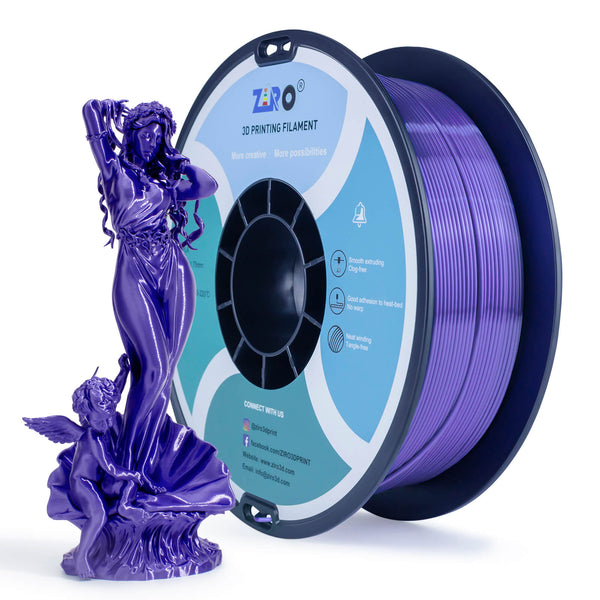 ZIRO Silk PLA Filament 1.75mm, Blue
