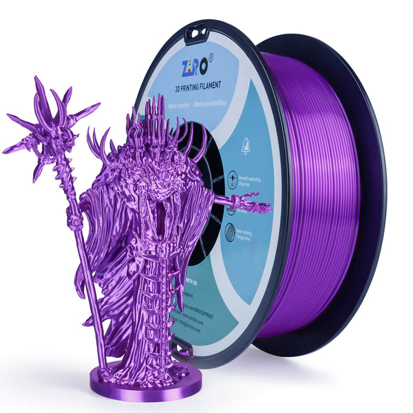 ZIRO Silk PLA Filament 1.75mm, Purple