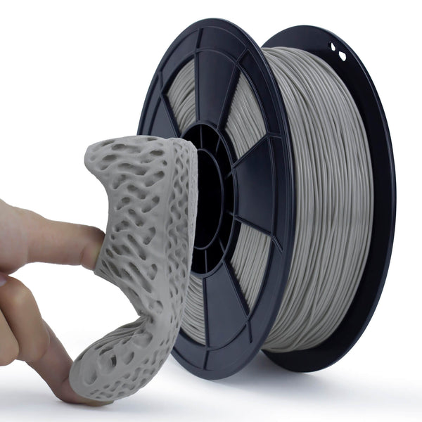 ZIRO Shore 95A Hardness TPU Filament 1.75mm, Gray