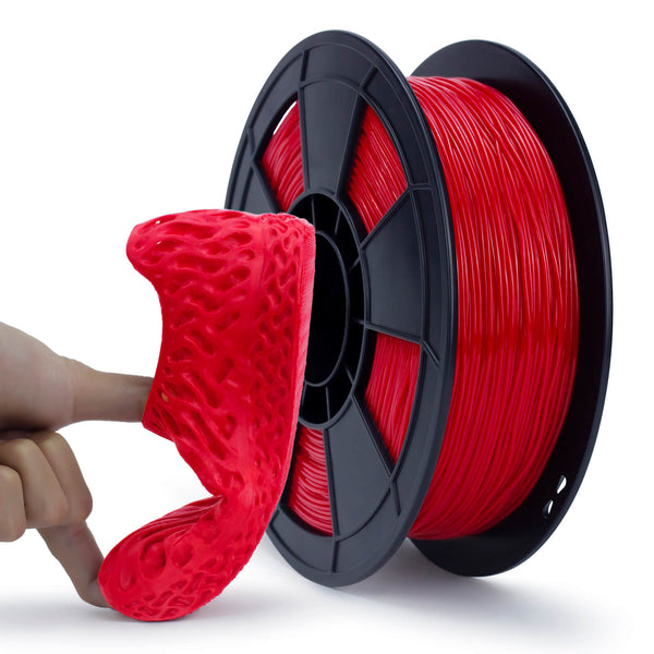 ZIRO Shore 95A Hardness TPU Filament 1.75mm, Red