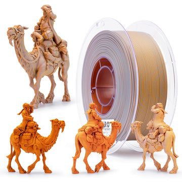 ZIRO Tri-color Matte PLA Filament 1.75mm, Desert