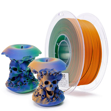ZIRO Tri-color Matte PLA Filament 1.75mm, Rusted Jungle