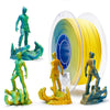 ZIRO Tri-color Matte PLA Filament 1.75mm, Sunbeam Forest