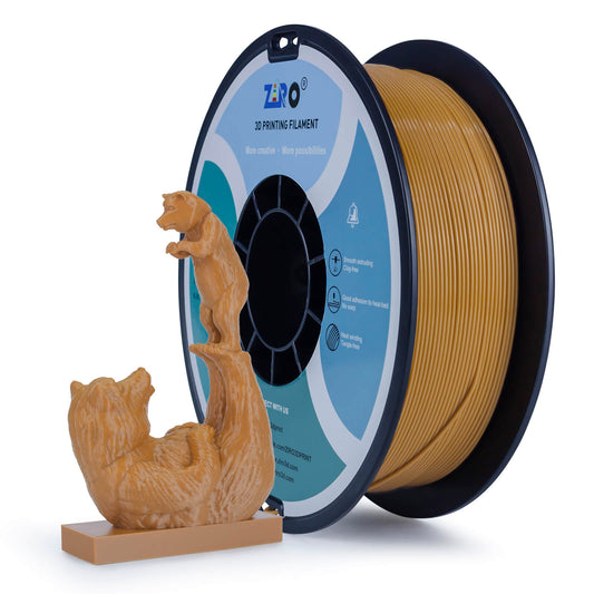 ZIRO PLA PRO Basic Color Series Filament 1.75mm, Brown