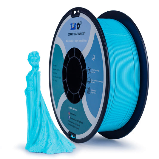 ZIRO PLA PRO Basic Color Series Filament 1.75mm, Cyan