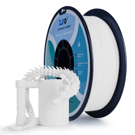 ZIRO PLA PRO Basic Color Series Filament 1.75mm, Snow White