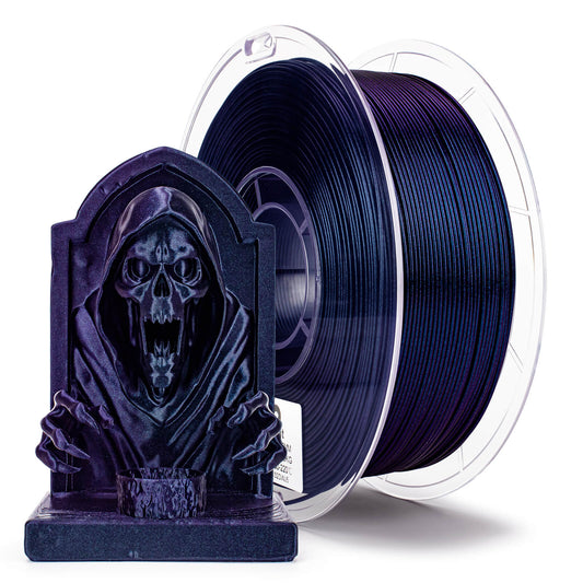 ZIRO Chameleon Series PLA Filament 1.75mm 1kg/2.2lb Spool , Abyss Blue Luster
