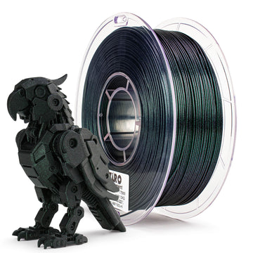 ZIRO Chameleon Series PLA Filament 1.75mm 1kg/2.2lb Spool , Fir Green Luster