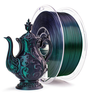 ZIRO Chameleon Series PLA Filament 1.75mm 1kg/2.2lb Spool , Velvet Green Luster