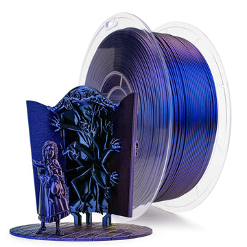 ZIRO Chameleon Series PLA Filament 1.75mm 1kg/2.2lb Spool , Iris Blue Luster