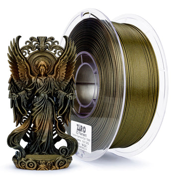 ZIRO Glitter Diamond PLA Filament 1.75mm, Brass Sparkle