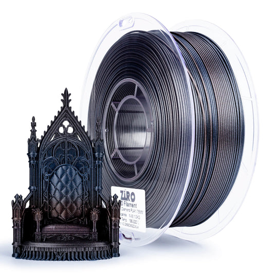 ZIRO Glitter Diamond PLA Filament 1.75mm, Iron Sparkle
