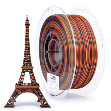 ZIRO Stripes Matte PLA Fast Color Change Filament 1.75mm 1kg/2.2lb Spool , Lava Stripes
