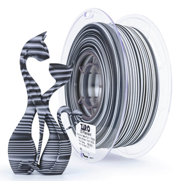ZIRO Stripes Matte PLA Fast Color Change Filament 1.75mm 1kg/2.2lb Spool , Zebra Stripes